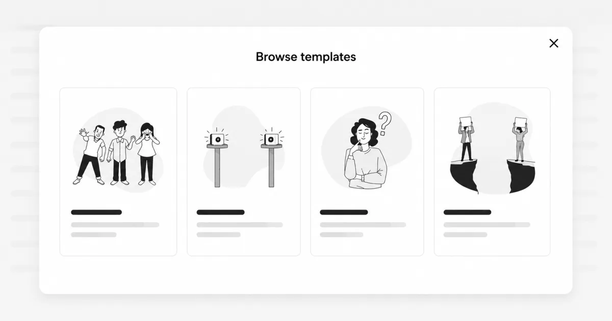 How to use a template
